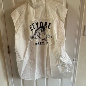 Eeyore button down vest